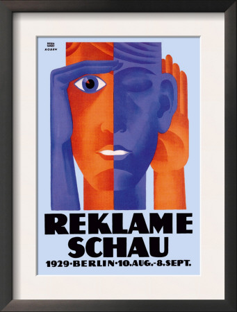 Reklame Schau by Fritz Rosen Pricing Limited Edition Print image