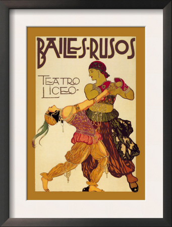 Bailes Rusuos by Leon Bakst Pricing Limited Edition Print image