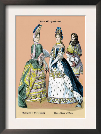 Dutchess Of Portsmouth And Maria Ann Of Bern by Richard Brown Pricing Limited Edition Print image