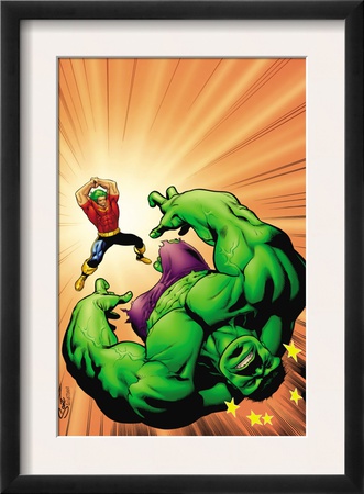 Marvel Adventures Hulk #9 Cover: Hulk And Doc Samson by Steve Scott Pricing Limited Edition Print image