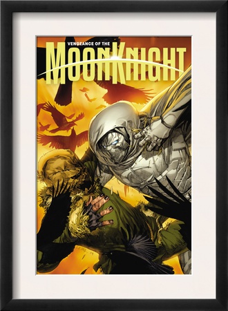 Vengeance Of The Moon Knight #5 Cover: Moon Knight And Scarecrow by Leinil Francis Francis Yu Pricing Limited Edition Print image