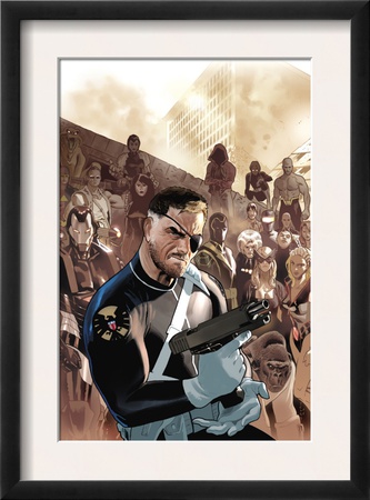 Dark Reign: New Nation #1 Cover: Nick Fury by Daniel Acuna Pricing Limited Edition Print image