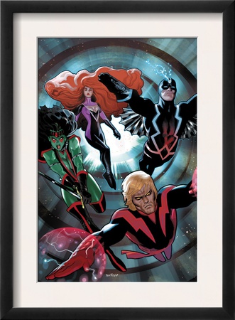 Guardians Of The Galaxy #17 Cover: Adam Warlock, Gamora, Black Bolt And Medusa by Daniel Acuna Pricing Limited Edition Print image