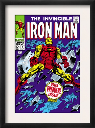 The Invincible Iron Man #1 Cover: Iron Man by Gene Colan Pricing Limited Edition Print image
