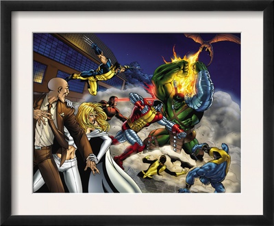 World War Hulk: X-Men #2 Group: Wolverine by Andrea Di Vito Pricing Limited Edition Print image