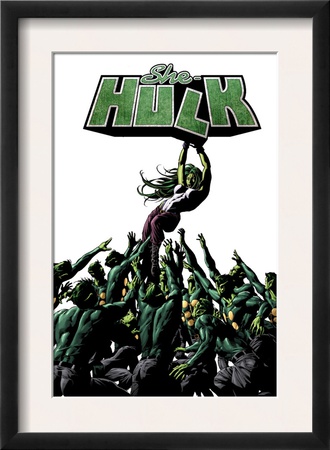 She-Hulk #31 Cover: She-Hulk And Madrox by Mike Deodato Jr. Pricing Limited Edition Print image