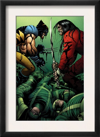 Wolverine #31 Cover: Wolverine And Gorgon by John Romita Jr. Pricing Limited Edition Print image