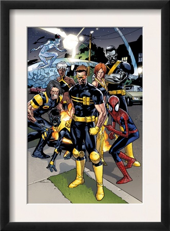 Ultimate Spider-Man #120 Group: Spider-Man, Cyclops And Wolverine by Stuart Immonen Pricing Limited Edition Print image