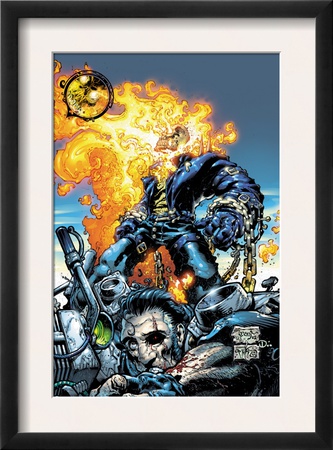 Ghost Rider V3 #6 Cover: Ghost Rider And Gunmetal Gray by Trent Kaniuga Pricing Limited Edition Print image