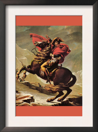 Napoleon Crosses The Great St. Bernard Pass by Jacques-Louis David Pricing Limited Edition Print image