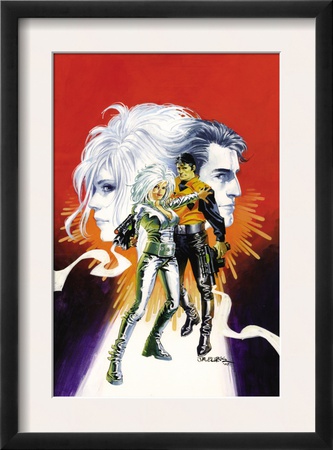 Sable & Fortune #1 Cover: Silver Sable, Fortune And Dominic Fighting by John Burns Pricing Limited Edition Print image