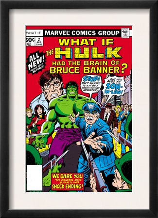 What If? #2 Cover: Hulk, Thunderbolt Ross, Banner And Bruce by Herb Trimpe Pricing Limited Edition Print image