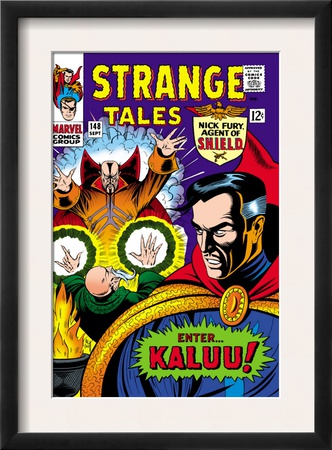 Strange Tales #148 Cover: Dr. Strange, Ancient One And Kaluu by Bill Everett Pricing Limited Edition Print image