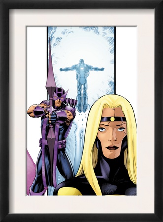 Avengers Thunderbolts #3 Cover: Moonstone And Hawkeye by Barry Kitson Pricing Limited Edition Print image