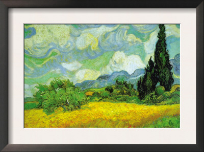 Cypresses by Vincent Van Gogh Pricing Limited Edition Print image