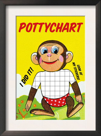 Monkey Potty Chart by Jason Pierce Pricing Limited Edition Print image