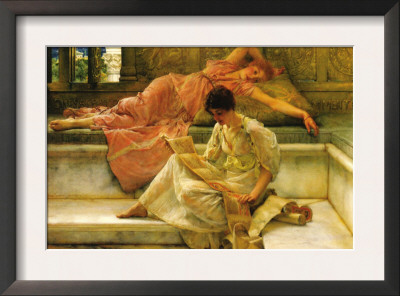 A Favorite Poet by Sir Lawrence Alma-Tadema Pricing Limited Edition Print image