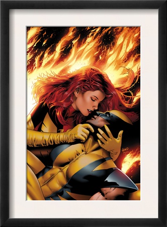 X-Men: Phoenix - End Song #3 Cover: Phoenix And Wolverine by Greg Land Pricing Limited Edition Print image