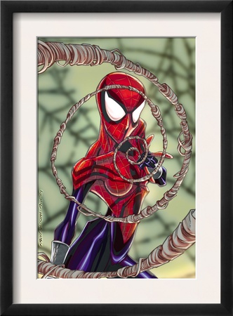 Spider-Girl #70 Cover: Spider-Girl Fighting by Ron Frenz Pricing Limited Edition Print image