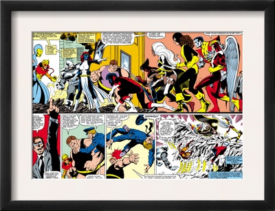 Uncanny X-Men #142 Group: Shadowcat by John Byrne Pricing Limited Edition Print image