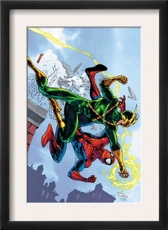 Marvel Adventures Spider-Man #5 Cover: Spider-Man And Electro by Patrick Scherberger Pricing Limited Edition Print image