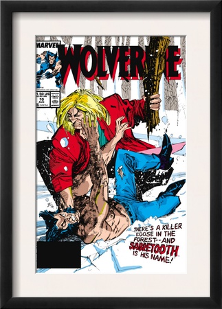 Wolverine #10 Cover: Wolverine And Sabretooth by John Buscema Pricing Limited Edition Print image