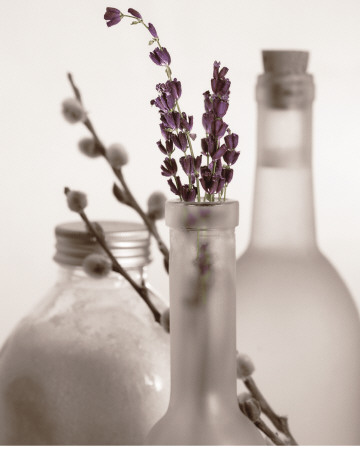 Lavender Bottles by Julie Greenwood Pricing Limited Edition Print image