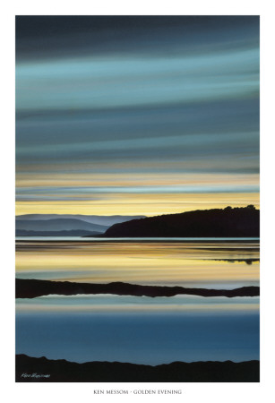 Golden Evening by Ken Messom Pricing Limited Edition Print image