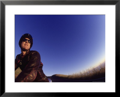 Man On Motorcycle by David Wasserman Pricing Limited Edition Print image