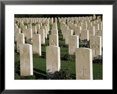 War Cemetery, 1939-1945, World War Ii, Bayeux, Basse Normandie (Normandy), France by Peter Higgins Pricing Limited Edition Print image
