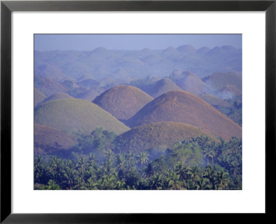Chocolate Hills Of Bohol, Famous Geological Curiosity, Of Which There Are Over 1000, Philippines by Robert Francis Pricing Limited Edition Print image