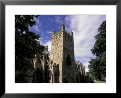 Exeter Cathedral, Exeter, Devon, England by Nik Wheeler Pricing Limited Edition Print image
