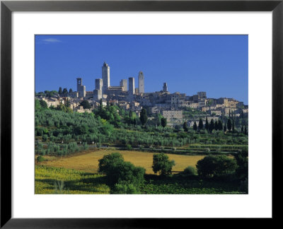 The Town Of San Gimignano, Tuscany, Italy, Europe by Gavin Hellier Pricing Limited Edition Print image