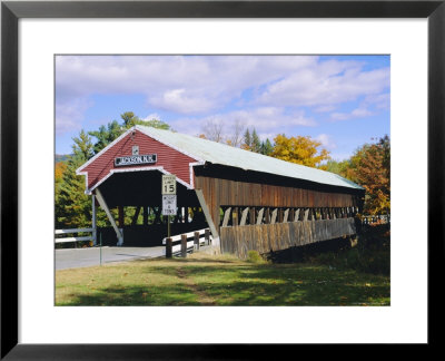 Covered Bridge, Jackson, New Hampshire, Usa by Fraser Hall Pricing Limited Edition Print image