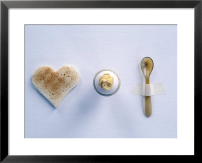 Breakfast Setting With Toast, Egg And Horn Egg Spoon by Alexander Van Berge Pricing Limited Edition Print image