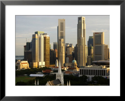 Modern Singapore Skyline by Glenn Beanland Pricing Limited Edition Print image
