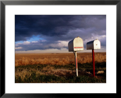 Mailboxes On Side Of Route 77 Near Woodrow by Ionas Kaltenbach Pricing Limited Edition Print image
