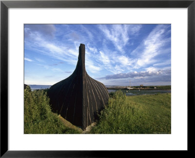England, Lindisfarne: Viking Ship Turned Upside Down To Make A Work Shed by Brimberg & Coulson Pricing Limited Edition Print image