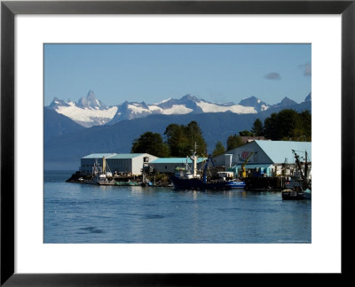 Devils Thumb And The Coast Range, The Scenic Fishing Port Of Petersburg, Alaska by Ralph Lee Hopkins Pricing Limited Edition Print image