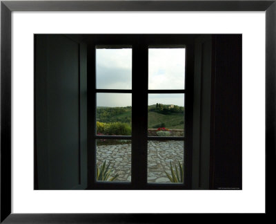 Looking Through The Window Of A Tuscan Villa, Tuscany, Italy by Todd Gipstein Pricing Limited Edition Print image
