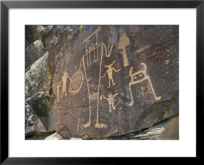 Mckee Springs Petroglyphs, Dinosaur National Monument by Phil Schermeister Pricing Limited Edition Print image