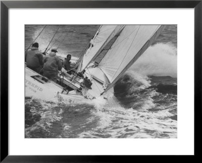 The Intrepid Tipping Into A Sharp Wave by George Silk Pricing Limited Edition Print image