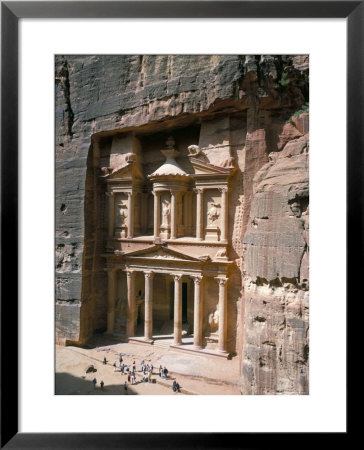 The Treasury (Khaznat Far'oun), Dating From The 1St Century Bc, At End Of Siq, Petra by Christopher Rennie Pricing Limited Edition Print image