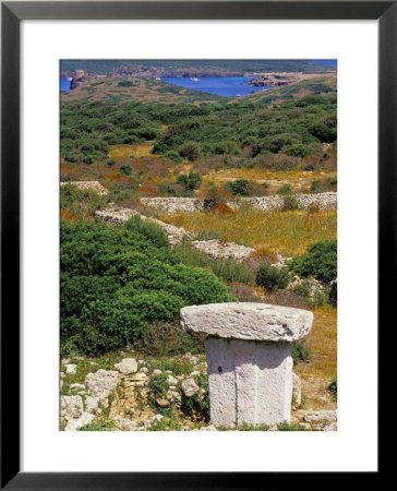 Sa Torre Blanca And Coast, Menorcan Talayotic Culture, Neolithic Monument Near Mao, Menorca, Spain by Marco Simoni Pricing Limited Edition Print image