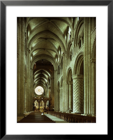 The Nave, Durham Cathedral, County Durham, England, United Kingdom by Adam Woolfitt Pricing Limited Edition Print image