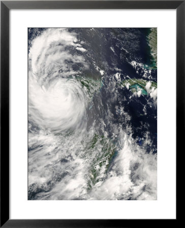 Hurricane Dean Over The Yucatan Peninsula by Stocktrek Images Pricing Limited Edition Print image