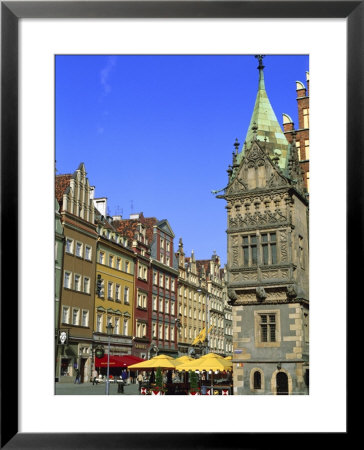 Market Square And Town Hall, Wroclaw (Warsaw), Silesia, Poland by Bruno Morandi Pricing Limited Edition Print image