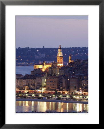 Menton, Alpes Maritimes, Provence, Cote D'azur, French Riviera, France, Mediterranean, Europe by Sergio Pitamitz Pricing Limited Edition Print image