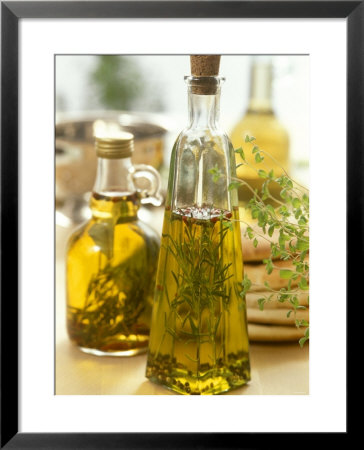 Oil With Herbs And Spices In Two Bottles by Alena Hrbkova Pricing Limited Edition Print image