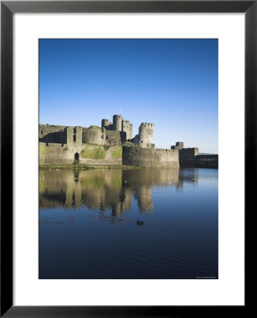 Caerphilly Castle, Caerphilly, Wales by Alan Copson Pricing Limited Edition Print image